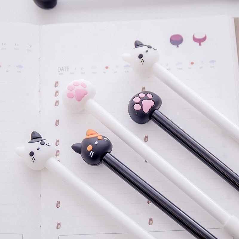 Set 10 Plumas de Gel de Gato Kawaii