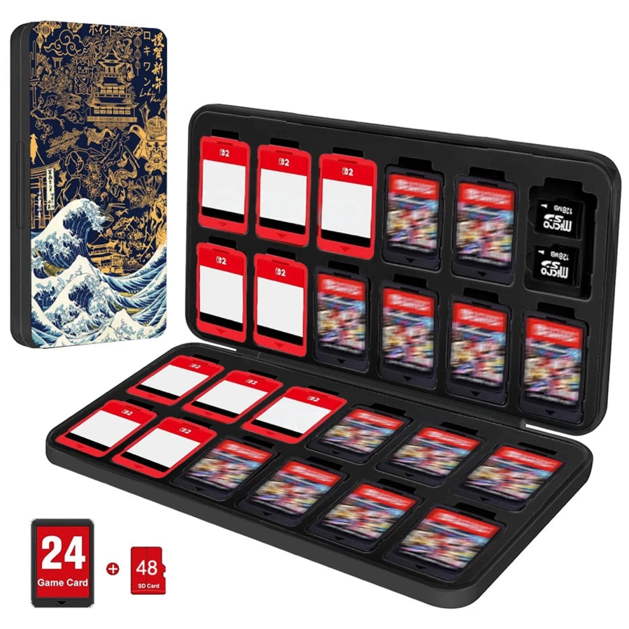 Funda con 24 Ranuras para Juegos
