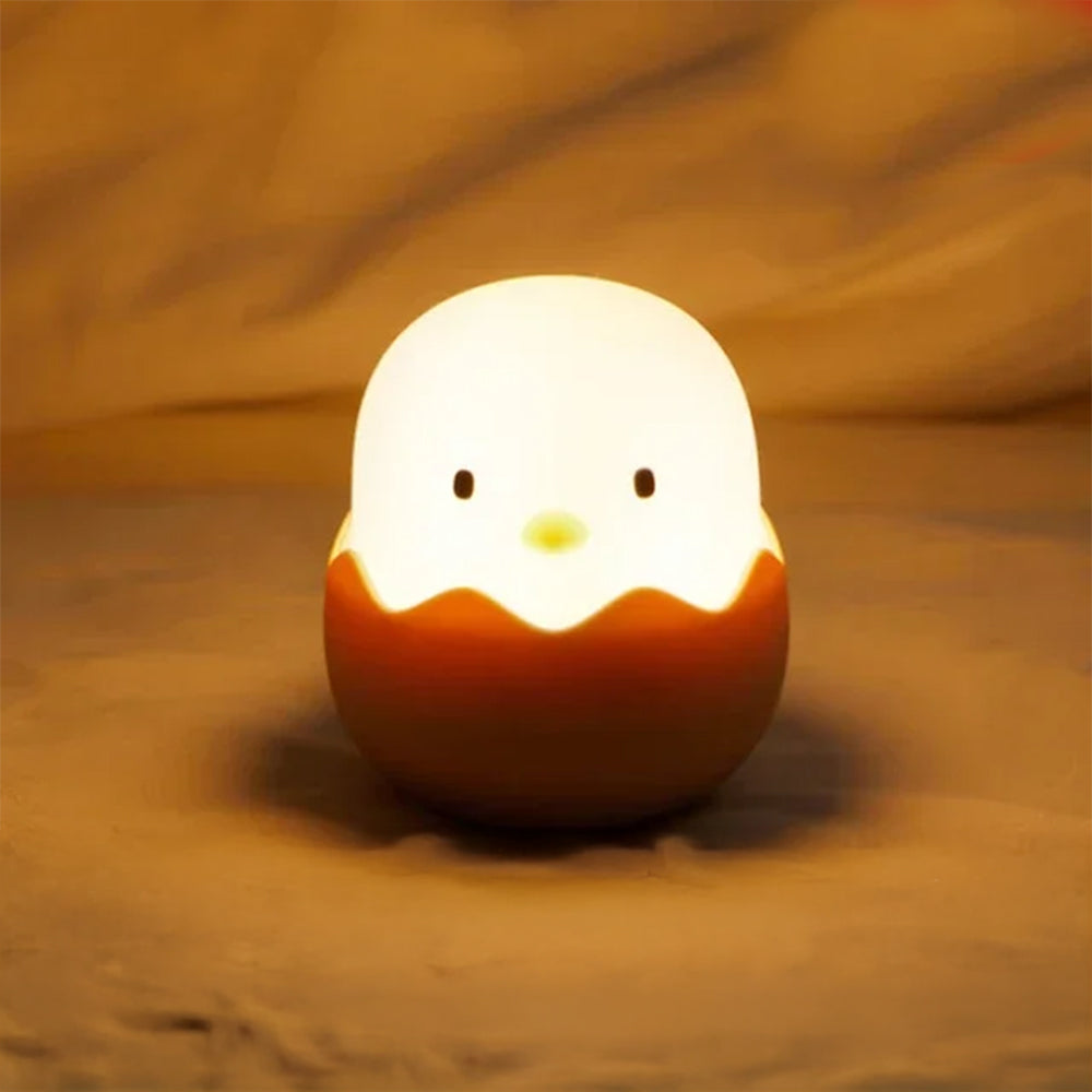 Luz Led nocturna táctil para niños, pollito kawai